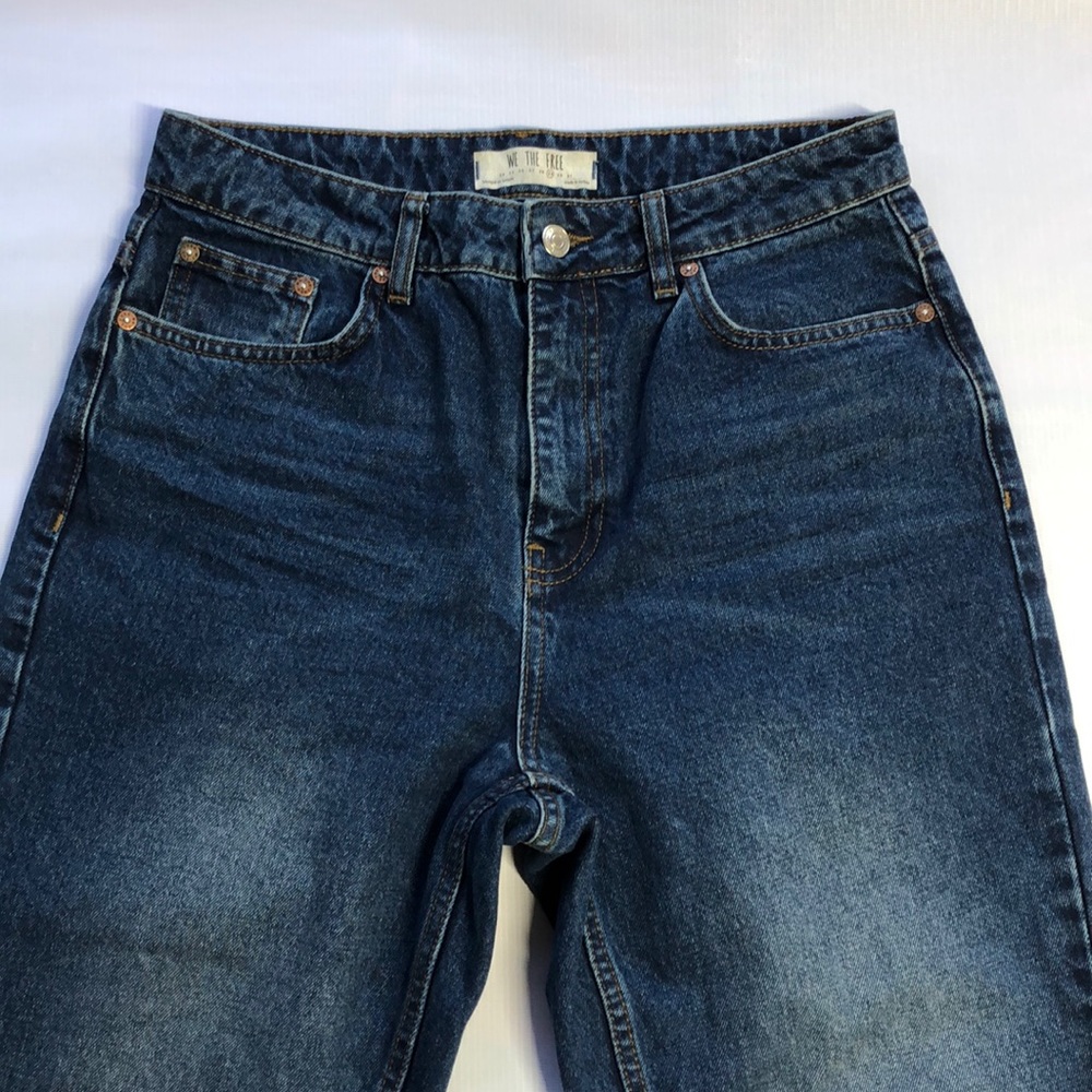 Free People High Rise Mom Jeans